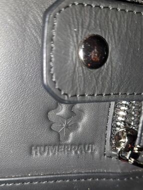 Black Leather Men’s Wallet  Or Womens W/chain (Humperpaul)